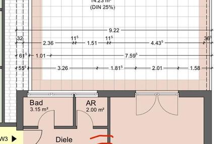 • 2-Zimmer-Wohnung mit großer Dachterrasse & EBK – möbliert 2 zimmer