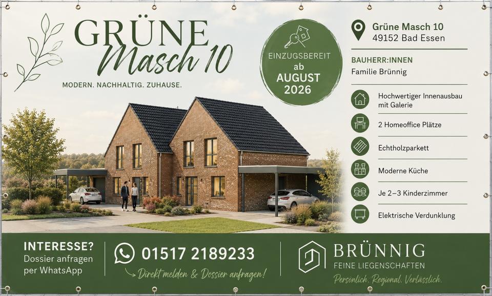 Doppelhaushälfte Bad Essen - 7 Zimmer, 162 m&sup2;, 2.000&euro; | Angebot:26635922