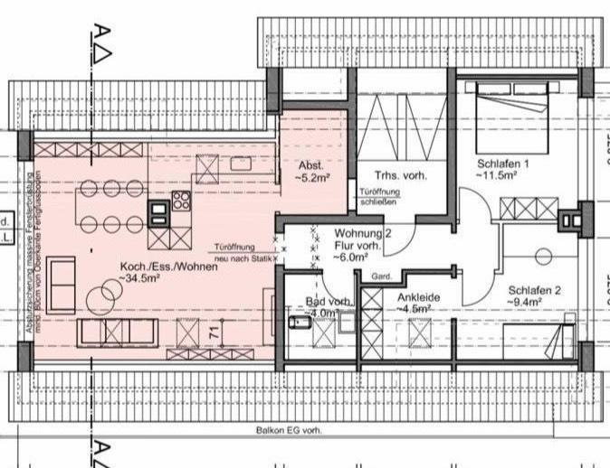 Dachgeschoßwohnung Ibbenbüren - 3.5 Zimmer, 82 m&sup2;, 900&euro; | Angebot:26656127
