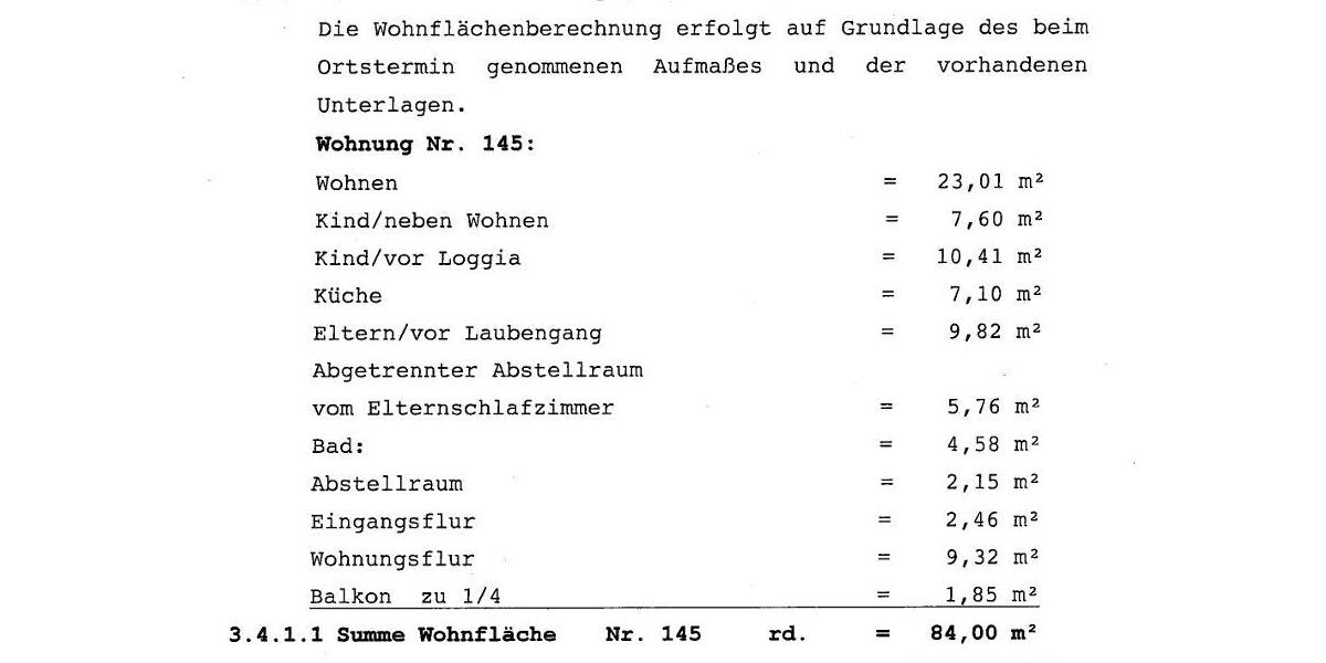 Etagenwohnung Osnabrück Eversburg - 4 Zimmer, 84 m&sup2;, 159.000&euro; | Angebot:26350868