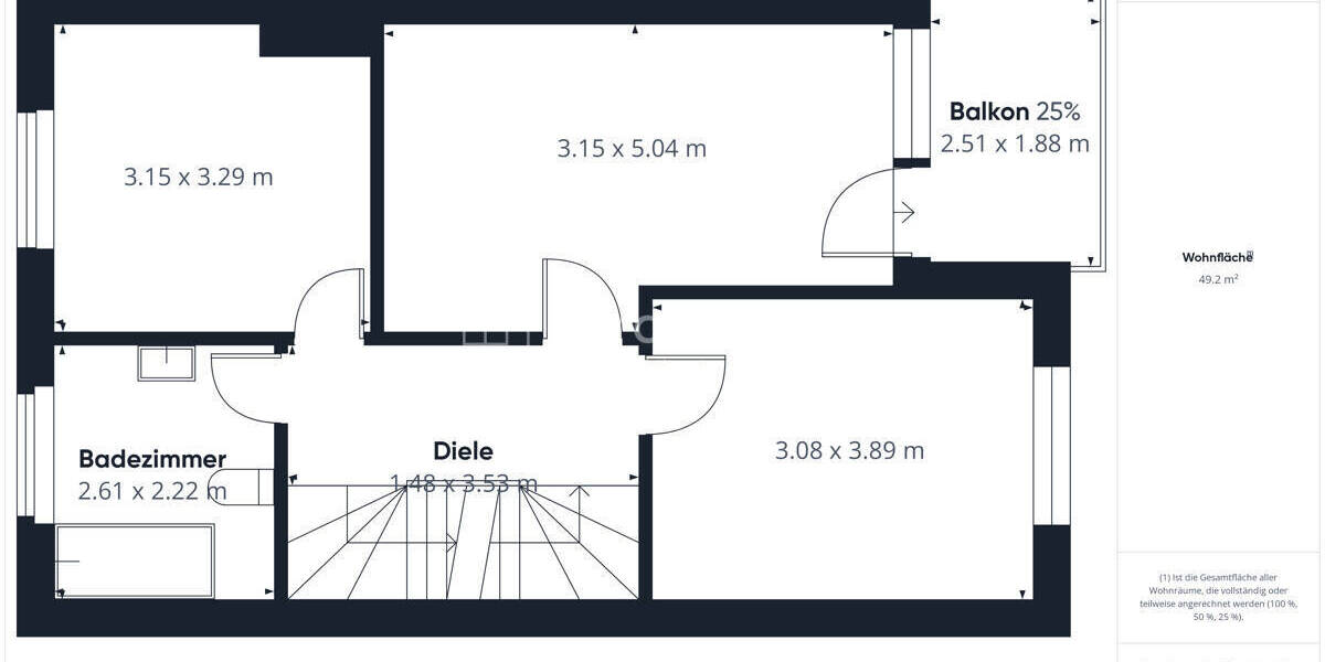 Reihenendhaus Belm / Vehrte Vehrte - 4 Zimmer, 96 m&sup2;, 229.000&euro; | Angebot:25939299