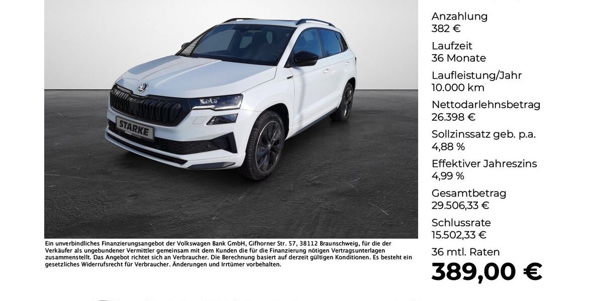 Skoda Karoq 71.604 km 26.780 &euro; Georgsmarienhütte 49124