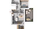 Etagenwohnung Lotte - 2.5 Zimmer, 81 m&sup2;, 1.219&euro; | Angebot:24247074