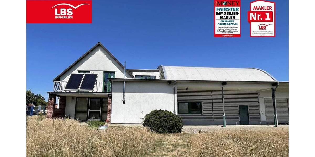 Gewerbeobjekt mit Wohn- u. Bürogebäude sowie zwei Lagerhallen zimmer