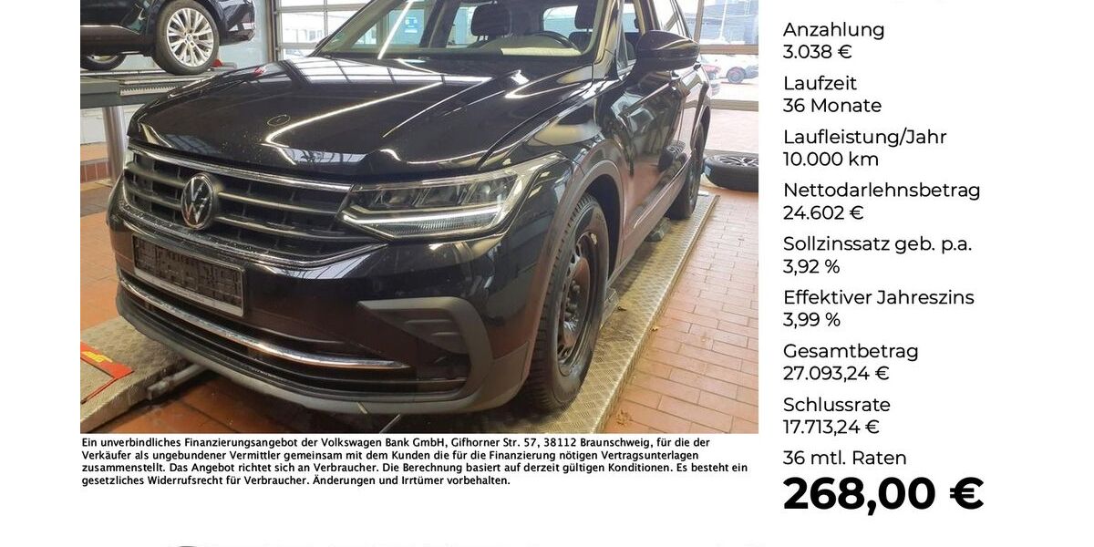 VW Tiguan 66.108 km 27.640 &euro; Osnabrück 49078