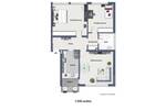 Etagenwohnung Osnabrück Hellern - 3 Zimmer, 83 m&sup2;, 185.000&euro; | Angebot:26805676