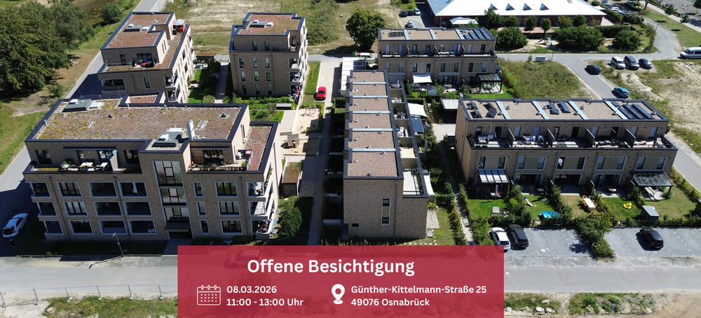 Etagenwohnung Osnabrück Atter - 4 Zimmer, 110 m&sup2;, 509.000&euro; | Angebot:25276899