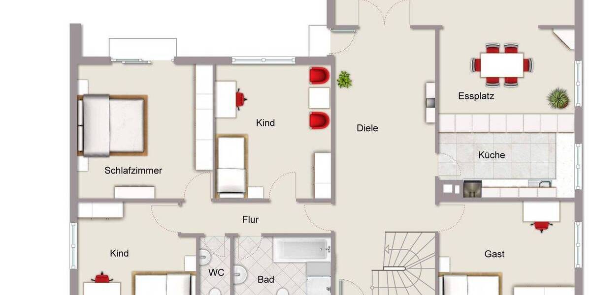 Bungalow Versmold - 5 Zimmer, 157 m&sup2;, 379.000&euro; | Angebot:26918151