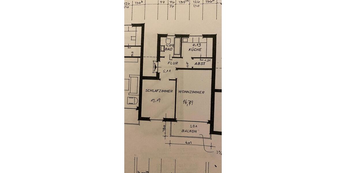 Vermietete 2-Zimmer-Reihen-Bungalow Wohnung in Lüstringen 2 zimmer