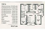 Etagenwohnung Belm - 5 Zimmer, 93 m&sup2;, 198.000&euro; | Angebot:27120452