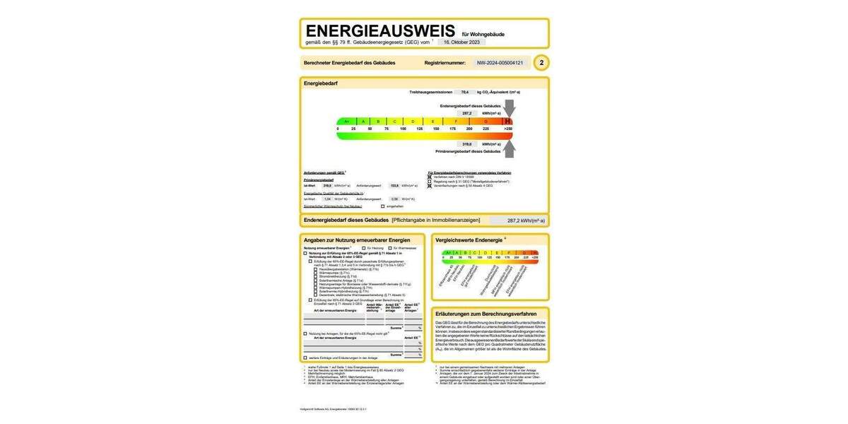 Etagenwohnung Ibbenbüren Stadt - 2 Zimmer, 61 m&sup2;, 615&euro; | Angebot:24132325