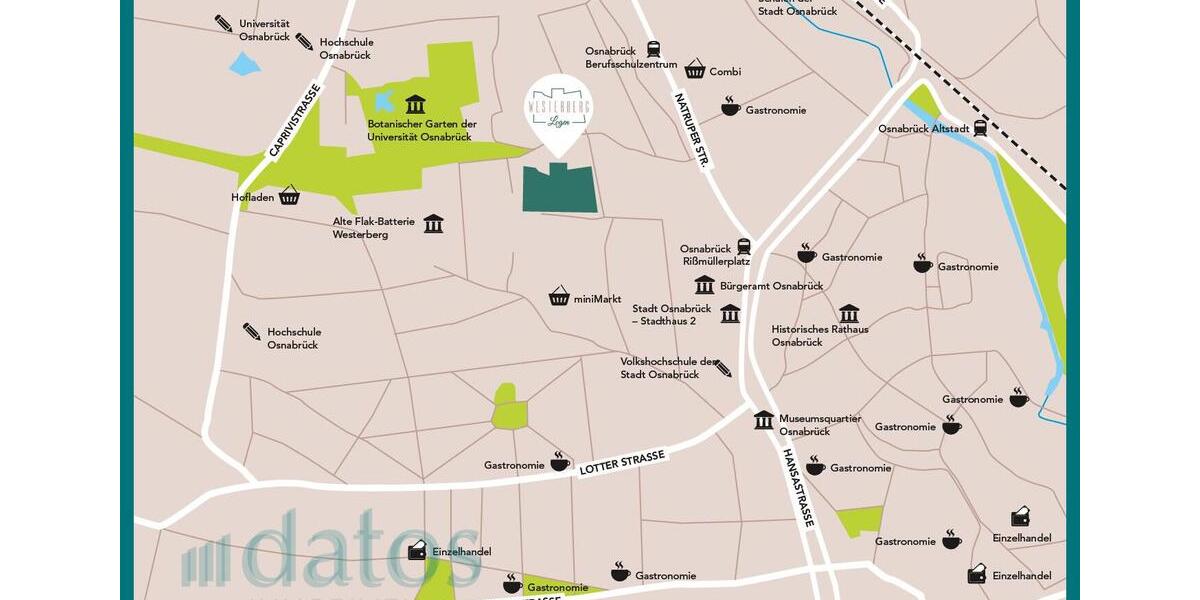 Etagenwohnung Osnabrück Hafen - 2 Zimmer, 73 m&sup2;, 1.370&euro; | Angebot:26662363
