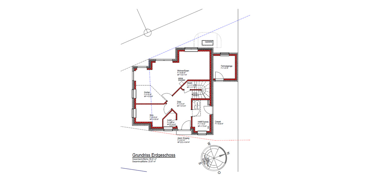 Einfamilienhaus Bramsche - 6 Zimmer, 123 m&sup2;, 1.460&euro; | Angebot:24855463