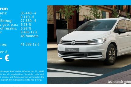 VW Touran 26.110 km 36.440 € Melle 49324