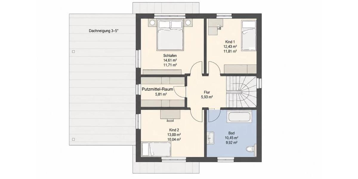 Doppelhaushälfte Bad Essen - 4 Zimmer, 125 m&sup2;, 1.300&euro; | Angebot:26624382