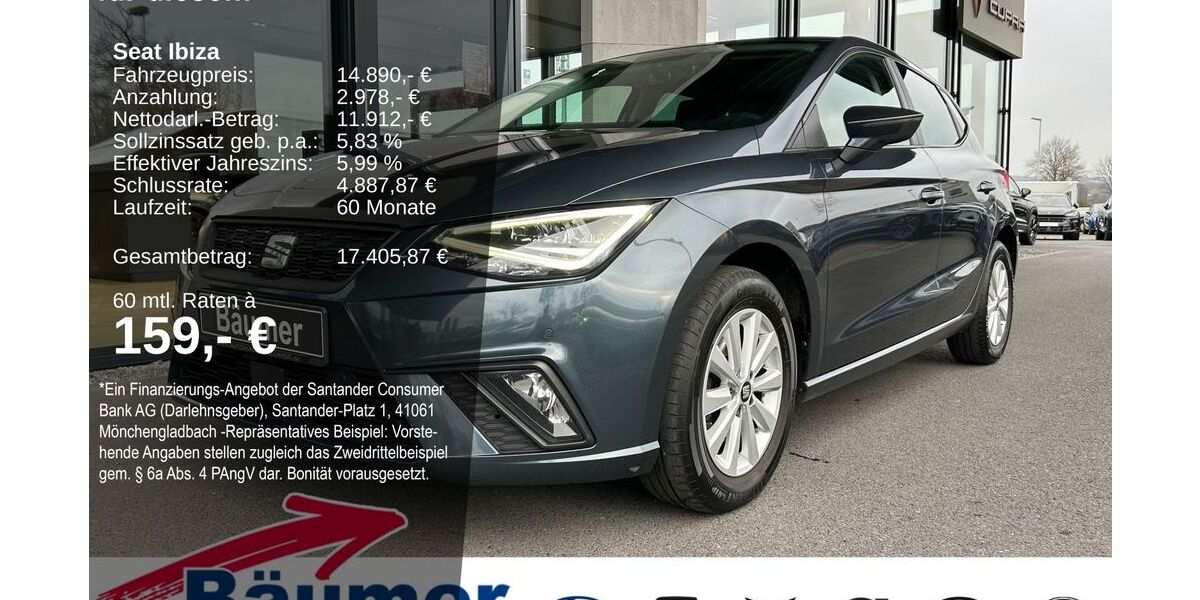 Seat Ibiza 72.943 km 14.890 &euro; Ibbenbüren 49479