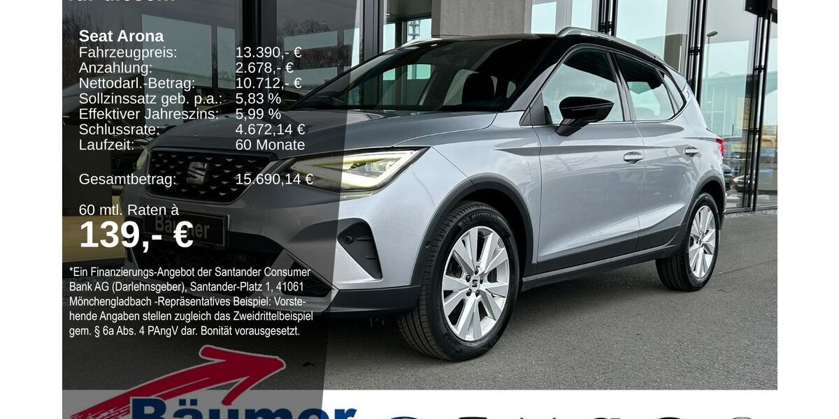 Seat Arona 142.718 km 13.390 &euro; Ibbenbüren 49479