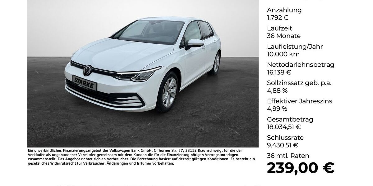 VW Golf 125.283 km 17.490 &euro; Georgsmarienhütte (Osnabrück) 49124