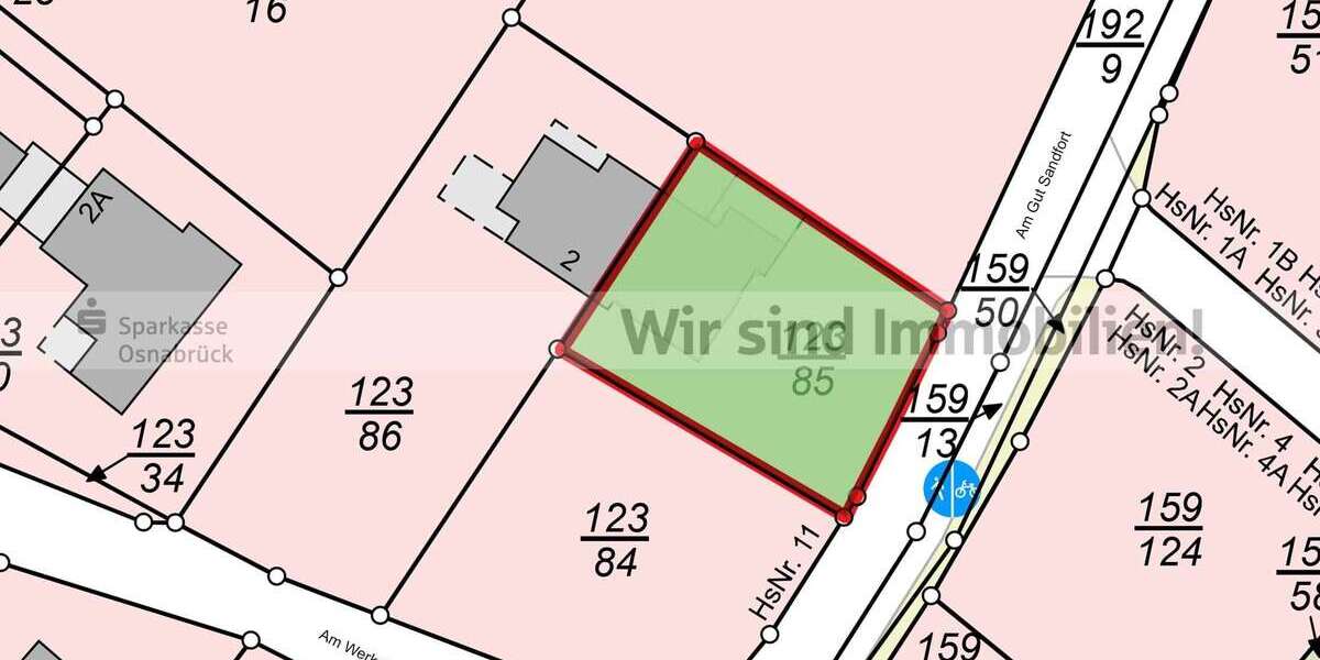 Grundstück Osnabrück Gretesch - 225.000&euro; | Angebot:27290514