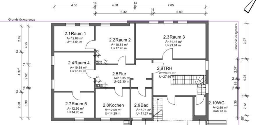 Etagenwohnung Neuenkirchen-Vörden Vörden - 5 Zimmer, 140 m&sup2;, 950&euro; | Angebot:26060466