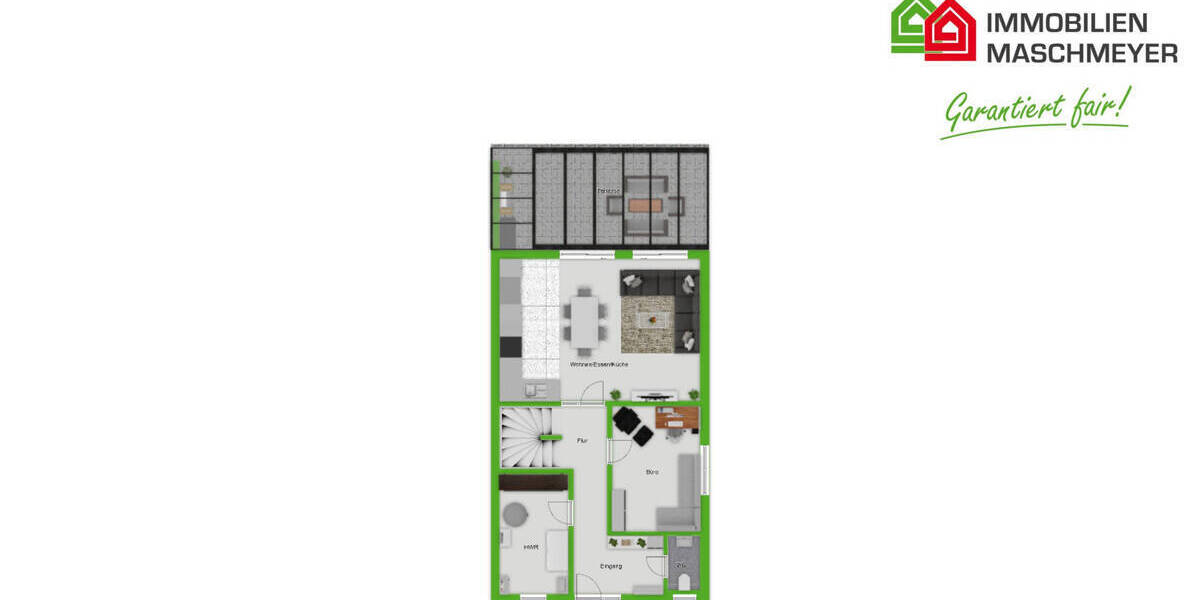 Doppelhaushälfte Bohmte - 4 Zimmer, 135 m&sup2;, 398.000&euro; | Angebot:26607706