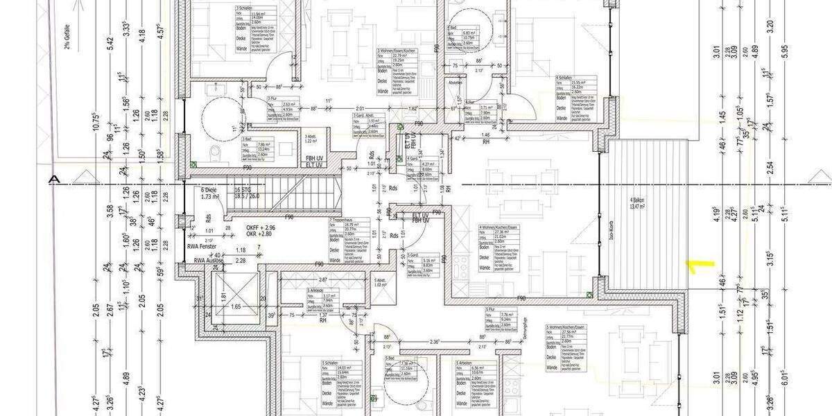 Provisionsfreies KfW-40-Mehrfamilienhaus mit 6 Wohneinheiten und Tiefgarage in Melle zimmer