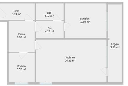 Wohnung Osnabrück Hellern - 2.5 Zimmer, 70 m&sup2;, 750&euro; | Angebot:26301973
