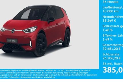 VW ID.3 2.540 km 42.430 &euro; Georgsmarienhütte (Osnabrück) 49124
