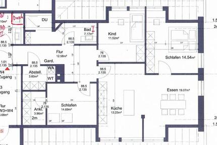 Wohnung Ibbenbüren Bockraden - 4 Zimmer, 102 m&sup2;, 850&euro; | Angebot:27619633