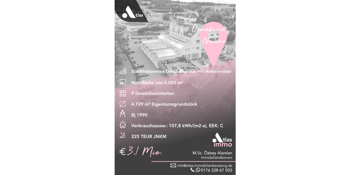 Gewerbeobjekt Osnabrück Nahne - 3.100.000&euro; | Angebot:21666226