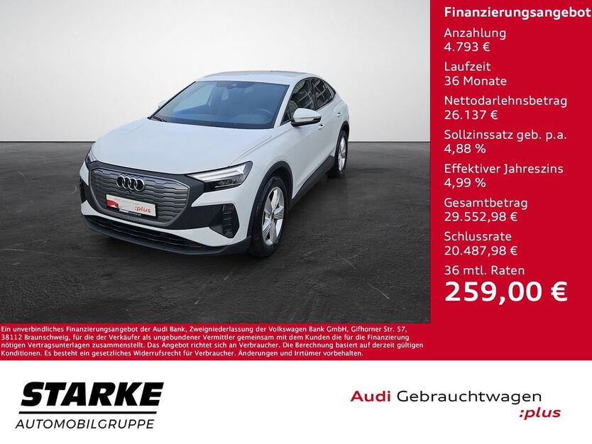 Audi Q4 e-tron 59.718 km 30.930 € Osnabrück 49080