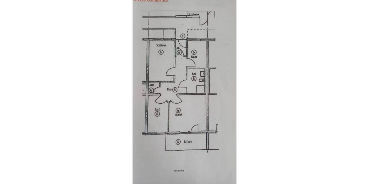 Etagenwohnung Bad Rothenfelde - 3 Zimmer, 86 m&sup2;, 1.075&euro; | Angebot:26568858