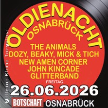 OLDIENIGHT Osnabrück - Animals, Glitterband u.v.a. 26.06.2026 Die Botschaft