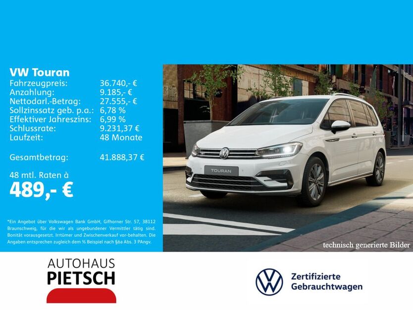 VW Touran 25.396 km 36.740 € Melle 49324
