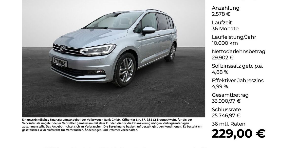 VW Touran 17.247 km 32.480 &euro; Georgsmarienhütte (Osnabrück) 49124