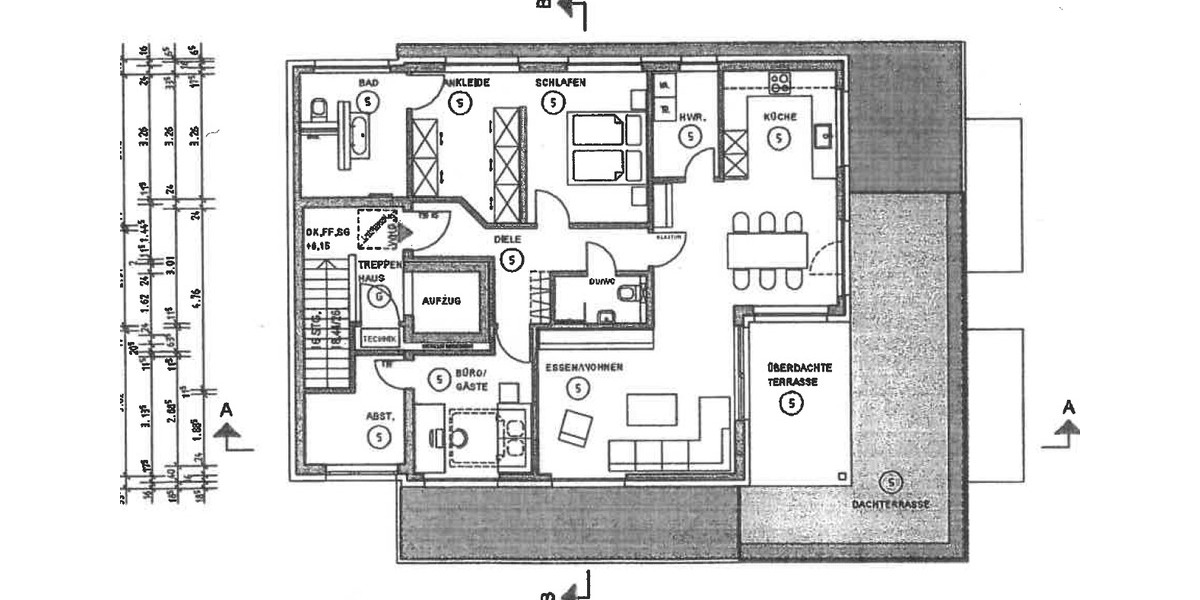 Einfamilienhaus Osnabrück Gretesch - 3 Zimmer, 130 m&sup2;, 1.500&euro; | Angebot:25219094