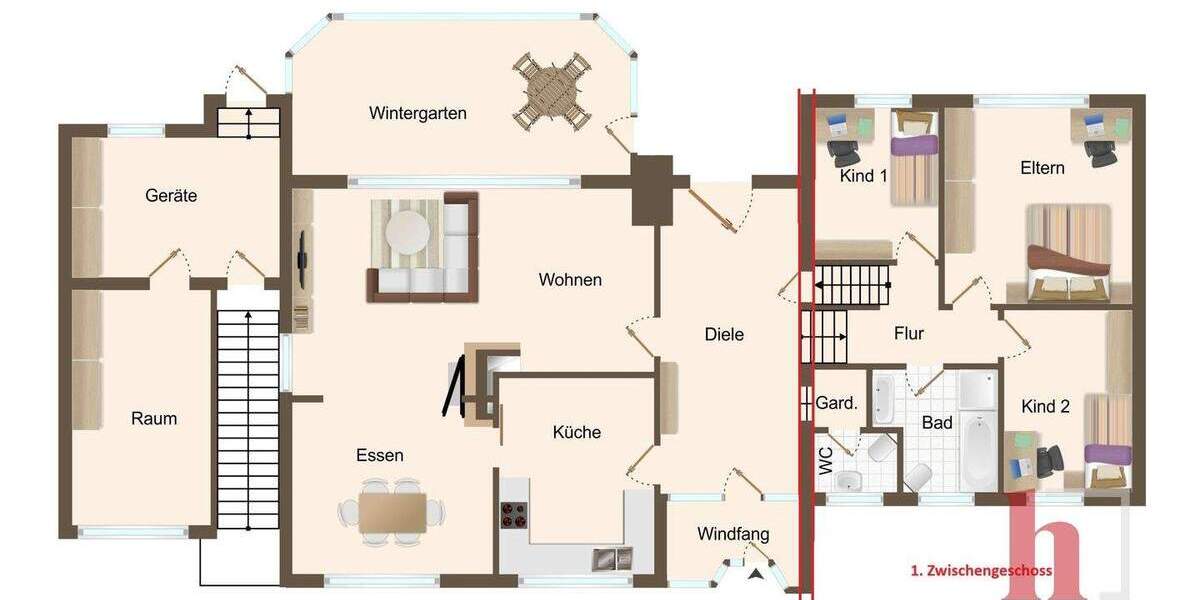 Mehrfamilienhaus, Wohnhaus Damme Wienerei - 1 Zimmer, 285 m&sup2;, 495.000&euro; | Angebot:25910711