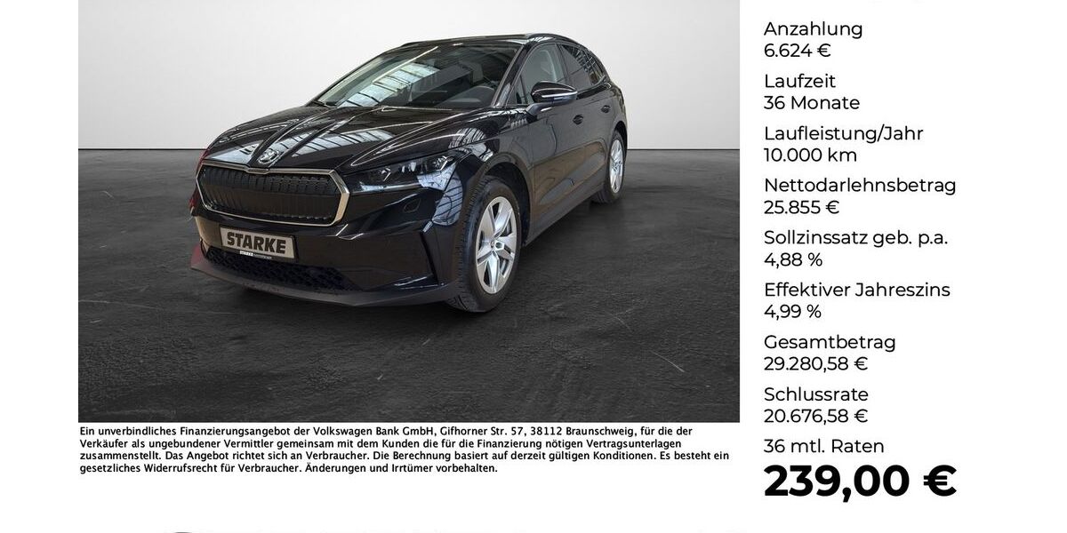 Skoda Enyaq 8.414 km 32.479 &euro; Osnabrück 49078