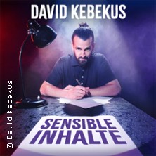 David Kebekus - Sensible Inhalte 13.11.2026 Haus der Jugend