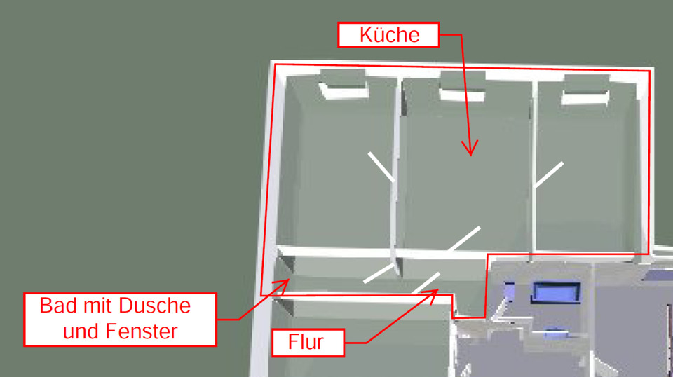 Etagenwohnung Osnabrück Fledder - 2 Zimmer, 50 m&sup2;, 600&euro; | Angebot:25943353