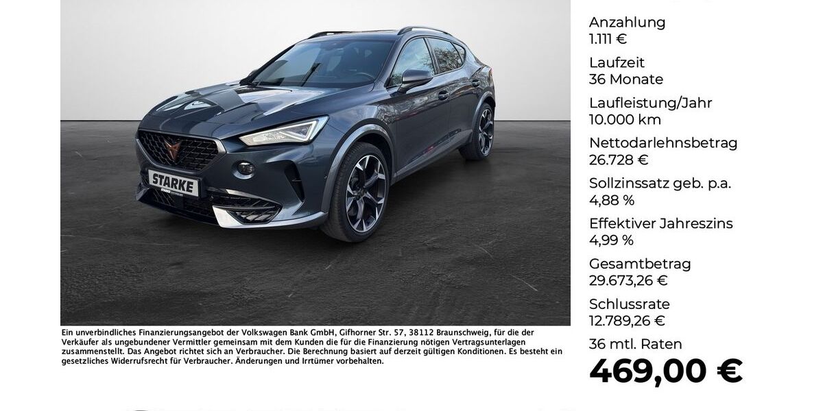 Cupra Formentor 45.106 km 27.839 &euro; Osnabrück 49078