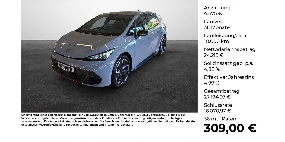 Cupra Born 18.899 km 26.930 &euro; Ibbenbüren 49477