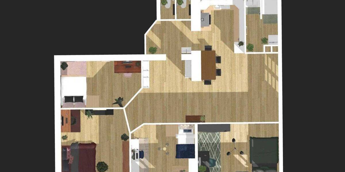 Etagenwohnung Osnabrück Innenstadt - 4 Zimmer, 102 m&sup2;, 460&euro; | Angebot:26716647