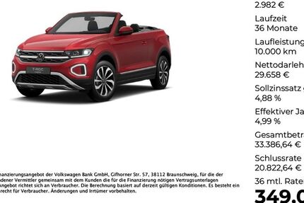 VW T-Roc 5.599 km 31.650 &euro; Ibbenbüren 49477