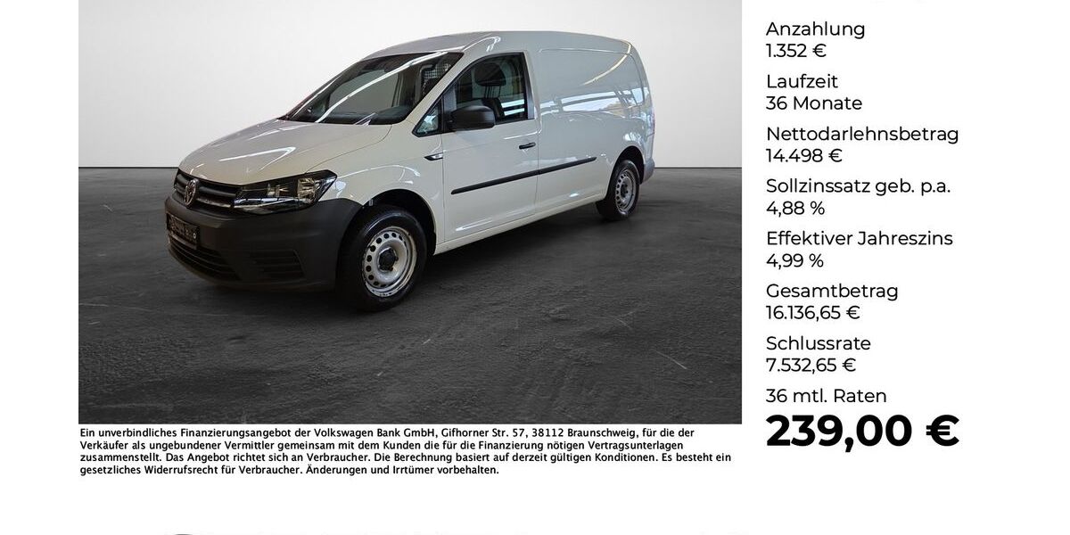 VW Caddy Maxi 102.255 km 15.850 &euro; Lengerich 49525