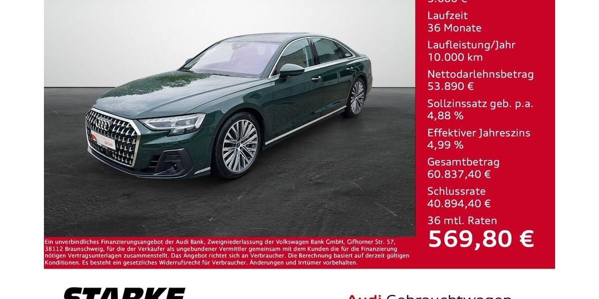 Audi A8 77.125 km 57.590 &euro; Osnabrück 49080