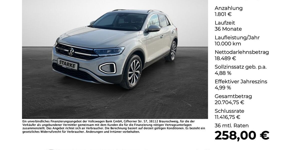 VW T-Roc 54.605 km 20.290 &euro; Georgsmarienhütte (Osnabrück) 49124