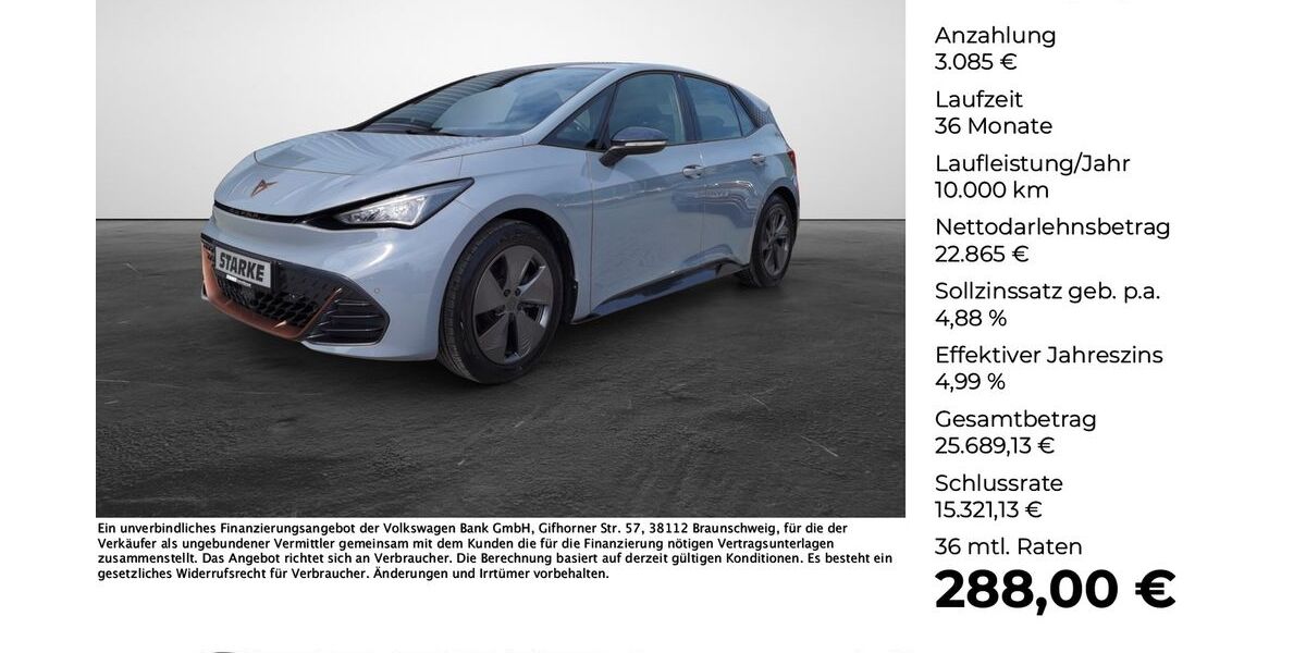 Cupra Born 25.216 km 25.950 &euro; Georgsmarienhütte (Osnabrück) 49124
