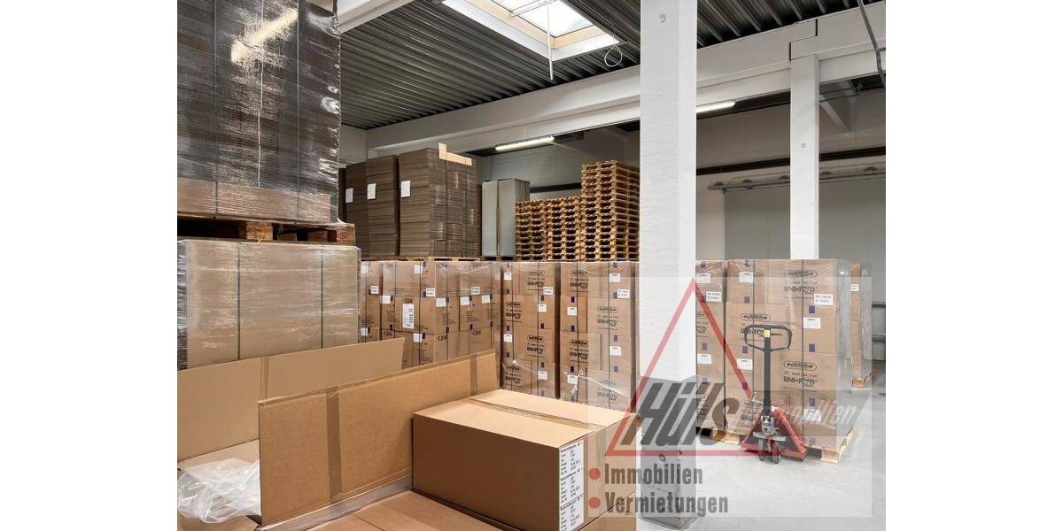helle Produktions- und Lagerhalle mit Sozialräumen mit guter Erreichbarkeit zimmer
