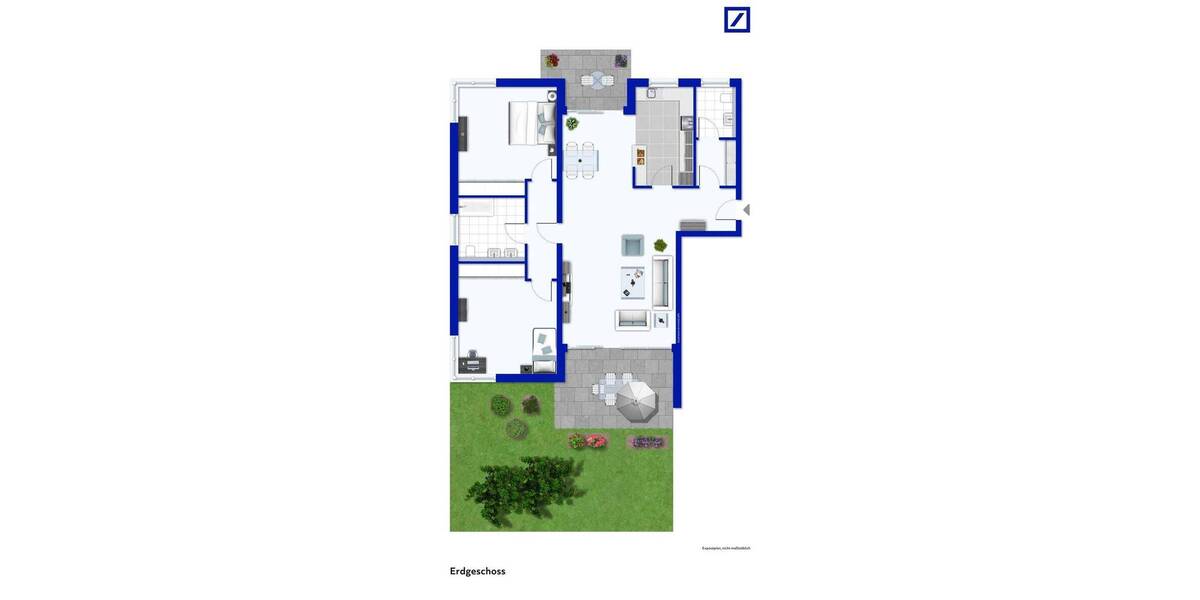 Etagenwohnung Osnabrück Eversburg - 3 Zimmer, 128 m&sup2;, 490.000&euro; | Angebot:25779370